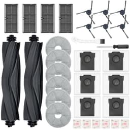 PromoHome 32-delig accessoireset voor Dreame L10s Ultra Gen 3/X40 Ultra Complete/X40 Master/L40 Ultra, Mova P50 Pro - 2 hoofdborstels, 4 filters, 6 dweilpads, 6 zijborstels, 6 stofzakken — thumbnail 1