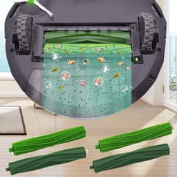 Omgoods - Set van 4 Rubber Borstels voor Robotstofzuiger — thumbnail 5
