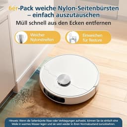 25 stuks accessoireset voor Dreame L10s Ultra Gen 2, L10s Pro Ultra Heat, L40 Ultra AE, X30 Ultra en Mova E30 Ultra robotstofzuigers - inclusief 2 hoofdborstels, 6 stofzakken, 6 reinigingsdoeken, 4 HEPA-filters en 6 zijborstels — thumbnail 5