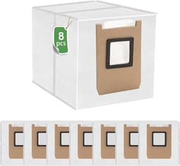 COYICOLI 8 Pack Stofzakken voor Eufy Omni C28 E25 E28 Robot Vacuüm Vervanging - ShopVlot — thumbnail 1