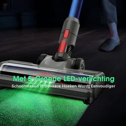 Stofzuigerborstel - Zuigmond Geschikt voor Dyson Steelstofzuiger V7/V8/V10/V11/V15/G5 - Vloerzuigmond - Stofzuigermondstuk - Stofzuigeraccessoires - Met LED Lampen - Zwart — thumbnail 4