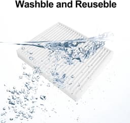 Dailygoods- HEPA-filter 5 stuks - Vervangende Filteraccessoires - Geschikt voor Roborock Q7 M5/Q7 L5 - Herbruikbaar/Washable - Filtert 99,98% van de Deeltjes - Stofzuigerfilter — thumbnail 3