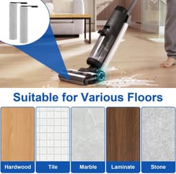 Dailygoods- Borstelroller Reserveonderdelen - 2 Borstelrollen - 2 Filters - 1 Reinigingsborstel - Geschikt voor Tineco FLOOR ONE S7 PRO - Draadloze Stofzuiger - Stofzuigerborstel — thumbnail 3