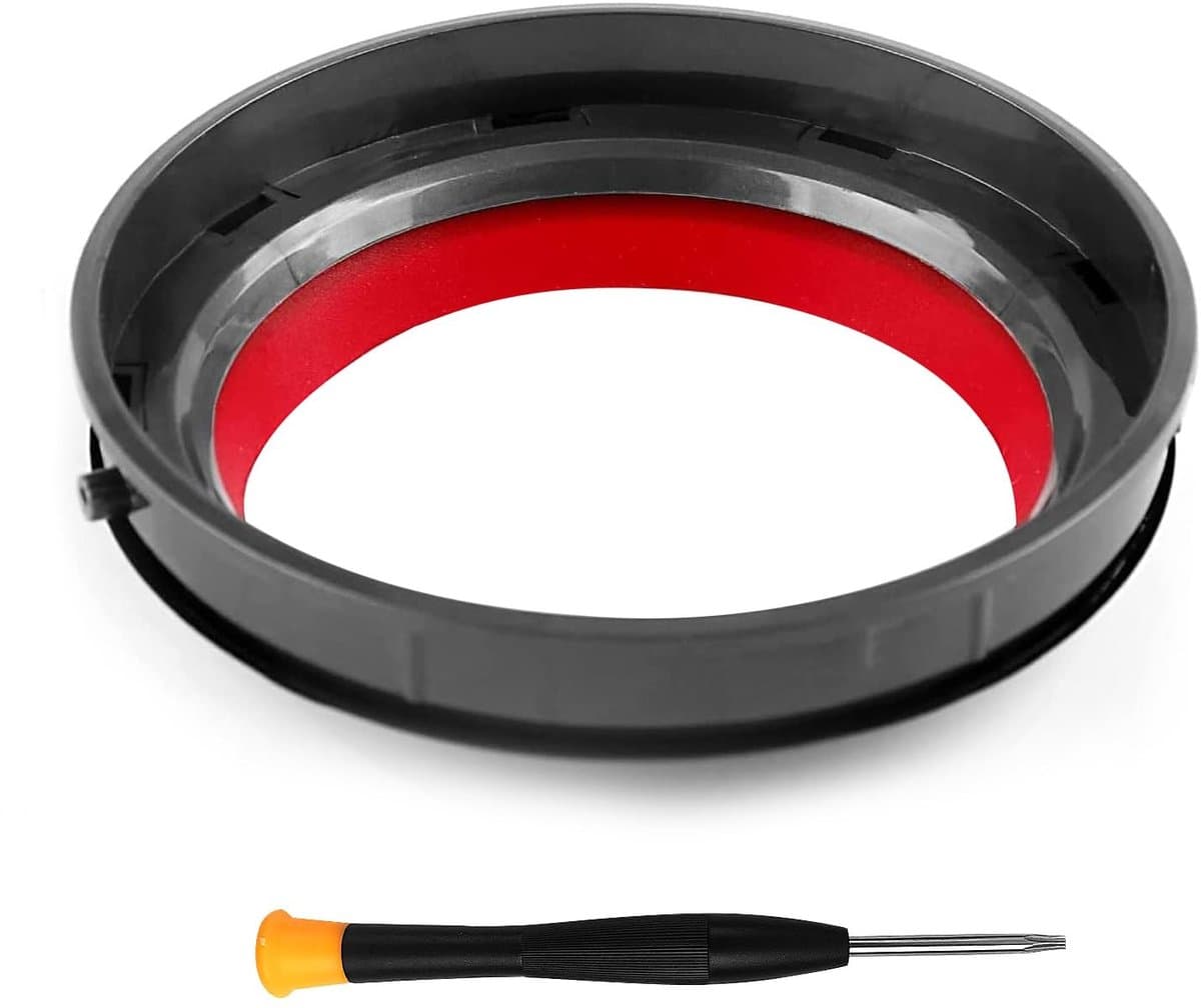 Dailygoods- Stofcontainer Afdichtring - Compatibel met Dyson V10/SV12 - Vervangende Onderdelen - Schroevendraaier - Duurzaam - Eenvoudige Installatie - Stofzuigeronderdeel — afbeelding 1