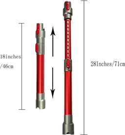 Dailygoods - Telescopische Geleidende Toverstaf voor Dyson Stofzuigers - Verstelbare Lengte 45-65 cm — thumbnail 4