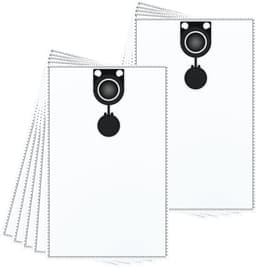 Sillar 10x stofzakken voor industriele stofzuigers - compatibel met Starmix ISC ASR ARDL 2025, Bosch GAS 25 50– synthetisch – 3-laags — thumbnail 1
