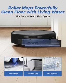 T90 PRO Omni-accessoires voor ECOVACS DEEBOT T90 PRO Omni/T90 Omni/X12 PRO Omni robotstofzuiger, set met 21 reserveonderdelen voor ECOVACS T90 PRO Omni: hoofdborstel, 2 dweilrollen, 6 — thumbnail 5