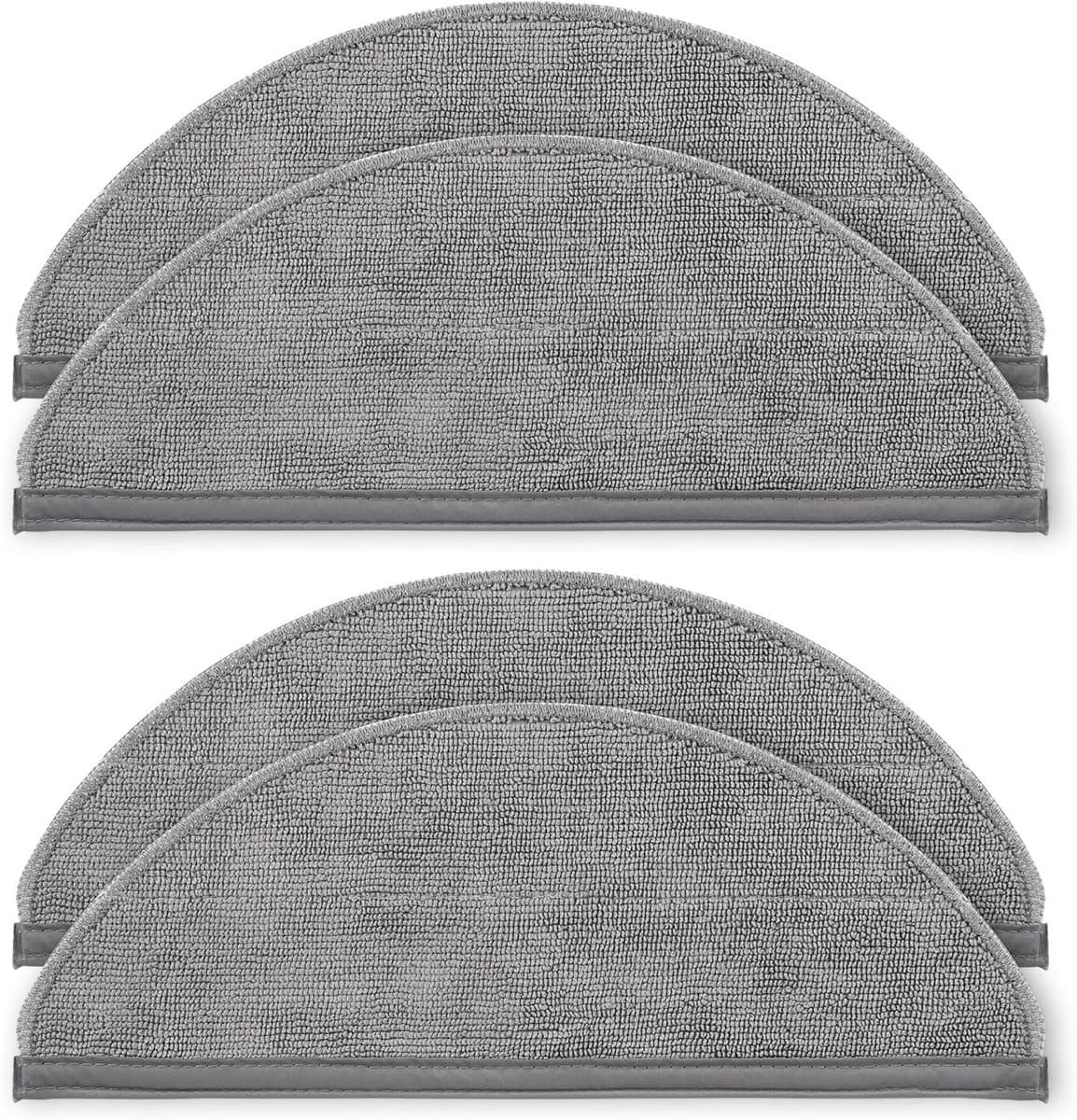 4x Dweilpads geschikt voor Roborock Q10 S5+/Q10 V+/Q10 S5/Q10 V - Dweildoeken navulling mop pads — afbeelding 1