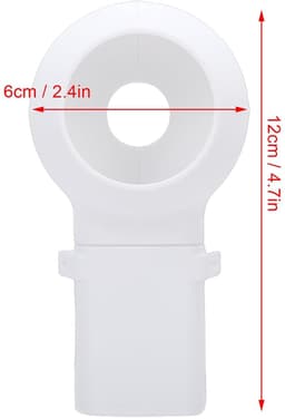 Boorstofvanger - Afvalopvangbak - Schone projecten - Snel afneembaar - 12 x 6 cm - Zwart — thumbnail 3