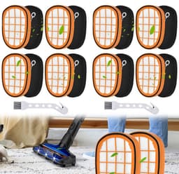 8 filters - met 2 borstels - Geschikt voor Philips XC7042 XC8347 FC6812 FC6813 - Filters - Filterpatronen & filtervloeistoffen - Vervangende schuimfilters — thumbnail 1