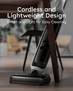 eufy Clean MACH V1 - All-in-One Cordless steelstofzuiger met Always-Clean dweil - Drievoudig zelfreinigend systeem - Eco-Clean Ozone - Tesla Valve Mixing — thumbnail 3