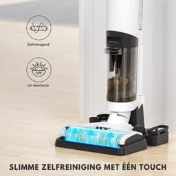 3-in-1 Nat-/Droogzuiger Met 18.000 Pa Zuigkracht - Stofzuiger - Dweil & Droogfunctie Met Dubbele Tank En Zelfreiniging Voor Alle Harde Vloeren — thumbnail 5