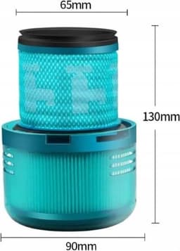 2 x wasbaar filter vervanging voor de DYSON V15 stofzuiger: Dyson V15 Dyson V15 Detect Absolute Dyson V15 Detect Absolute Extra Dyson V15 Detect Complete Extra — thumbnail 4