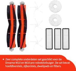 Replacements® Onderdelen set geschikt voor Dreame W10 - W10 Pro - 10-delig — thumbnail 1