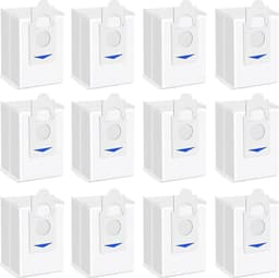 12 Stuks Stofzakken Voor ECOVACS DEEBOT X2/X2 Omni/X2 Pro/DEX86 Stofzuiger Robot Vervangende Onderdelen, Auto-Leeg Station — thumbnail 1