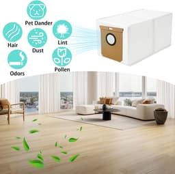 8-delige set stofzakken voor Eufy Clean L60 SES / L60 Hybrid SES / L50 SES robotstofzuigers stofzakken-2,5 liter — thumbnail 2