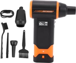 Elektrische Air Duster - Mini Blower Turbo - Efficiënt Reinigen - 4 Versnelbare standen - 150 x 107 mm - Zwart — thumbnail 1