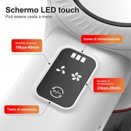 Krachtige Draadloze Stofzuiger - Lichtgewicht Oplaadbare Elektrische Bezem voor Vloeren en Tapijt — thumbnail 2