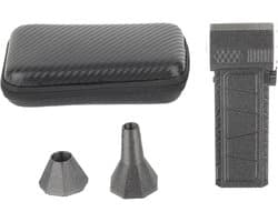 Mini Turbo Ventilator - Krachtige Blazer - Efficiënte Reiniging - Stepless Snelheidsregeling - 17 x 10 x 5 cm - Zwart