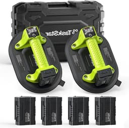 Accu Zuignap - Vacuüm Lifter - Tegels Plaatsen - Automatische Hechting - 25 cm - Groen — thumbnail 1
