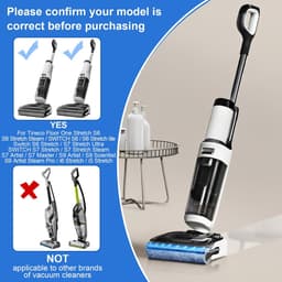 aladdien - Roller Brush - Filter - Duurzaam en effectief - 5 stuks - Vervangingsset voor stofzuiger - Geschikt voor Tineco Floor Stretch S6 — thumbnail 2