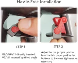 4 stuks, geschikt voor Dyson V15 V6 V8 V7 V10 V11 Absolute/Animal/Motorhead stofzuigers. Vergrendelt de aan/uit-stand van de aan/uit-knop. — thumbnail 4