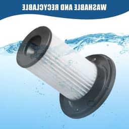 Vervangingsfilters en borstel voor Bosch Unlimited Gen2-serie 8 stofzuiger, HEPA, compatibel met modellen 12036642 en 12023349, ideaal voor allergieën en stofverwijdering — thumbnail 2