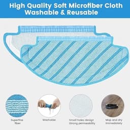 18 stuks - inclusief 1 hoofdborstel, 6 zijborstels, 3 filters, 4 poetsdoeken, 4 stofzakken - Voor Ecovacs Deebot N8 /N8+ /N8 Pro /N8 Pro+ /T8 /T8+/ T8 AIVI/ T8 Max/ T9 /T9+/N10 yeedi vac hybrid/ yeedi vac Station/yeedi vac 2 pro/N10+ Series — thumbnail 2