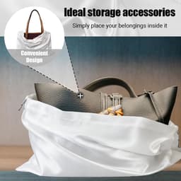 Dailygoods- Stofzakken 3 stuks - Stofdicht - Opbergtas - Reisopbergzakje - Trekkoord - 50x40 cm - Polyester - Opbergzak — thumbnail 5