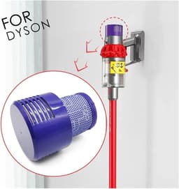 Wasbaar groot filter- compatibel met Dyson V10 SV12 Amerikaanse versie filter draadloze stofzuiger - vervangingsfilter — thumbnail 5