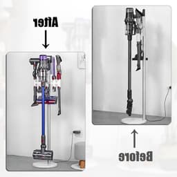 Accessoirehouder voor stofzuiger met wandmontage, 6 opbergcanisters voor Dyson-modellen V7, V8, V10, V11 en V15 — thumbnail 3