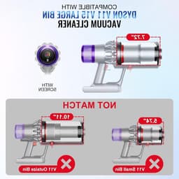 Grote wasbare stofcontainer voor Dyson V11, V15, SV14, SV15, SV22 - Vervangende onderdelen, compatibel en duurzaam — thumbnail 3