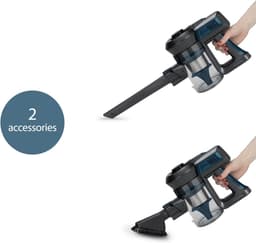 Draadloze Steelstofzuiger - 2-in-1 Stofzuiger - Vloer tot Plafond Reinigen - Opvouwbaar Ontwerp - 120 Watt - Blauw — thumbnail 3