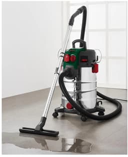 PARKSIDE® Nat-/droogzuiger 1500W - Ketelstofzuiger - Zuigvermogen: max. 260 Airwatt - Zuigkracht: max. 181 mbar - Inhoud reservoir: 30 l - Traploos instelbare luchtstroom - Werkradius tot 9 m - Extra stopcontact — thumbnail 3