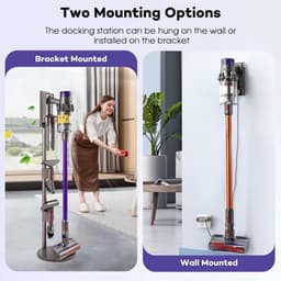 aladdien - Oplaadbare Muur Docking Station - Stofzuiger Accessoires - Ruimtebesparend - Geschikt voor Dyson V10 SV12 - Hoogwaardige Kwaliteit — thumbnail 5