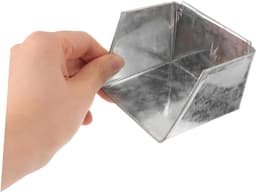 Mini Stofblik - Bureau Stoffer - Tafel Schoonmaken - IJzeren Schep - 7 x 7 x 5 cm - Zilver — thumbnail 3