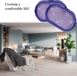 3 stucks filters voor Dyson DC30 DC31 DC34 DC35 DC44 DC45 DC56 stofzuiger -Reinigbaar en herbruikbaar - betere filterwerking — thumbnail 3