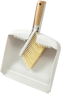 Mini Bezem Stoffer - Kleine Schoonmaakset - Tafelblad Schoonmaken - Ergonomisch Houten Handvat - Compact Ontwerp - Niet Gespecificeerd — thumbnail 1