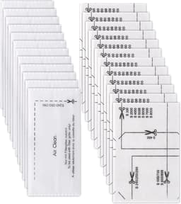 24stuks - filters geschikt voor Miele stofzuiger [Compact C1 & C2, Complete C2 & C3, S8340] 12 motorbeschermingsfilters en 12 uitlaatluchtfilters, vervangingsfilters geschikt voor Miele stofzuigers S4000, S5000, S6000 — thumbnail 1