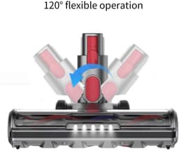 Directe Aandrijving Reinigingskop – Geschikt voor Dyson V7/V8/V10/V11/V15, Tapijt & Harde Vloeren, Stofzuiger Vervangingsborstel, Vervangingskop, Stofzuiger Onderdelen, Vloerzuigmond, LED Vloerborstel — thumbnail 5