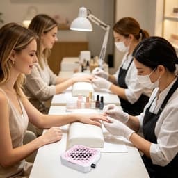 Mini Stofzuiger Nagels - Nagelstof Verzamelaar - Nagelverzorging Thuis - Geluidsarme Werking - Compact Formaat - Wit — thumbnail 2