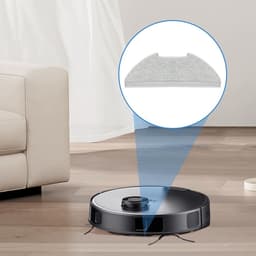 4 Stuks Vervangende Dweilpads - voor Eureka E10s Robotstofzuiger - Wasbare Herbruikbare Dweilpad Vervangende Accessoires — thumbnail 3