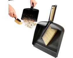 Mini bezemreiniger - Handstofborstel set - Snel opruimen - Houten handvat - Compact ontwerp - Niet gespecificeerd
