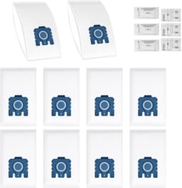 10 stuks stofzuigerzakken geschikt voor Miele stofzuiger S8340 S2 S4 S5 S6 S8, Complete C2/C3, Classic C1, stofzuigerfilterzak, stofzak, vervangende accessoires — thumbnail 1