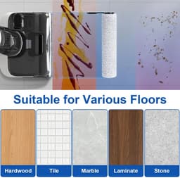 Cosensi - Roller Brush - Filter - Duurzaam en effectief - 5 stuks - Vervangingsset voor stofzuiger - Geschikt voor Tineco Floor Stretch S6 — thumbnail 2
