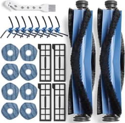 23 Stuks vervangende accessoires voor Eufy X10 Pro Omni stofzuiger, accessoireset met 2 hoofdborstels, 4 filters, 8 reinigingsdoeken, 8 zijborstels, 1 reinigingsborstel — thumbnail 2