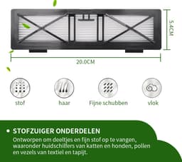 Replacements® onderdelen geschikt voor Neato Botvac D-Series (niet de D8) - 8-delig — thumbnail 2