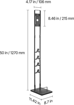 Stofzuigerstandaard, Compatibel met Dyson V6 V7 V8 V10 V11 V15, Stabiele Houder met 4 Haken Voor Dc30 Dc31 Dc34 Dc35 Dc58 Dc59 Dc62 D74 Snoerloze Stofzuiger — thumbnail 3