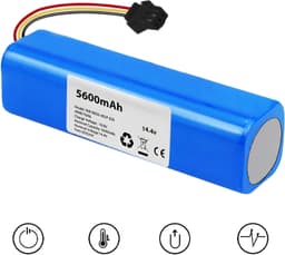 Vervangende accu voor Proscenic M7 Pro/M8 Pro/Roidmi Eve Plus/Lydsto R1/Viomi S9/Uoni V980 Plus/Neabot N2 N1/Tesvor M1 robotstofzuigers - 14,4V - 5200mAh — thumbnail 5