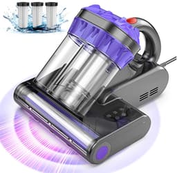 ITRONIQ Matrasstofzuiger met UV-C Licht – 550W 16 kPa – HEPA Filter – 65 °C Warmte – Voor Matras, Bed & Bank – Met Snoer — thumbnail 1